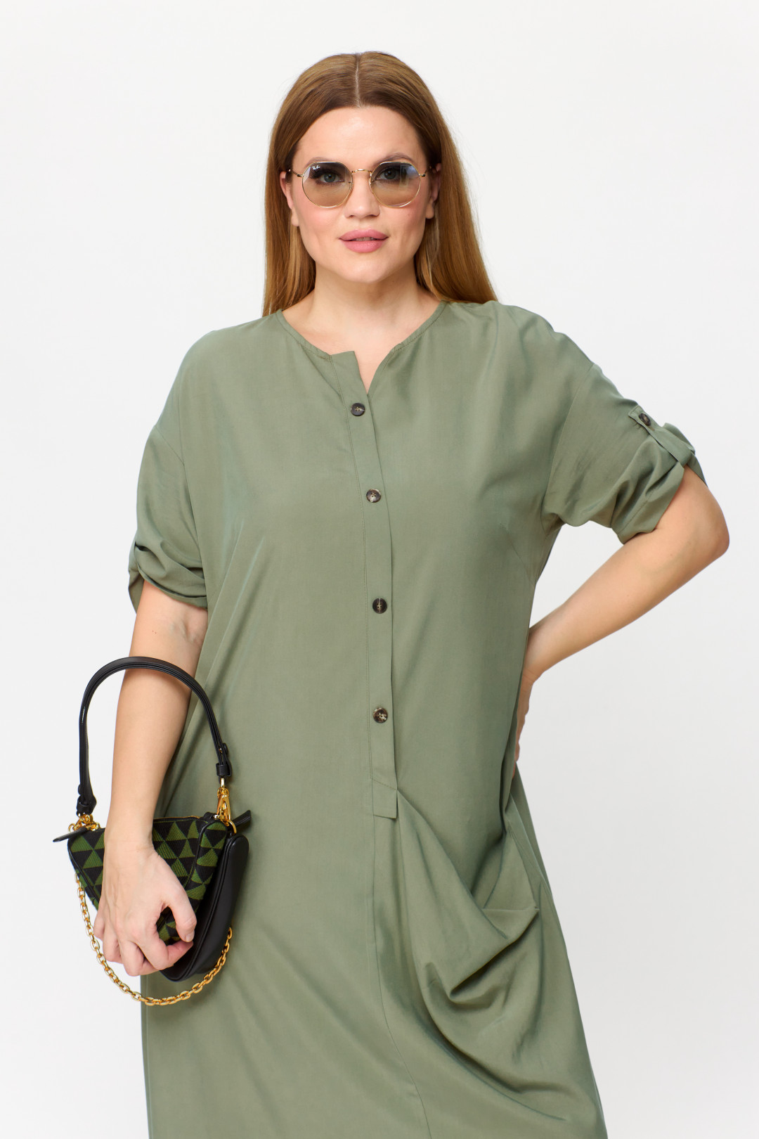 Платье Мишель Шик 2094/3 шалфей - фото 6